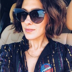 Krewe Laveau Nylon Cat Eye Sunglasses | Black‎ Crystal | Brand New | Sold Out